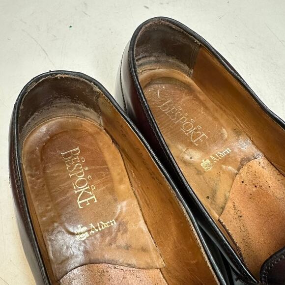 FULLY RESOLED Alden x OSCC 0329 Color 8 Shell Cordovan Penny Loafer RARE 12 USA main image 7